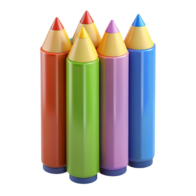 un lápiz de color