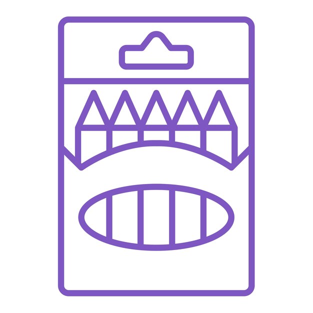Lápiz de colores Icono