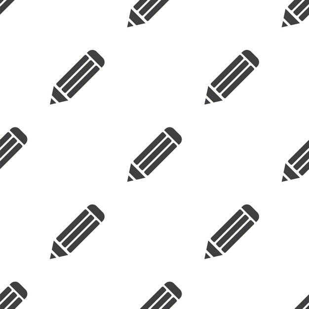 Lápiz, patrón transparente de vector, editable se puede utilizar para fondos de páginas web, rellenos de patrón
