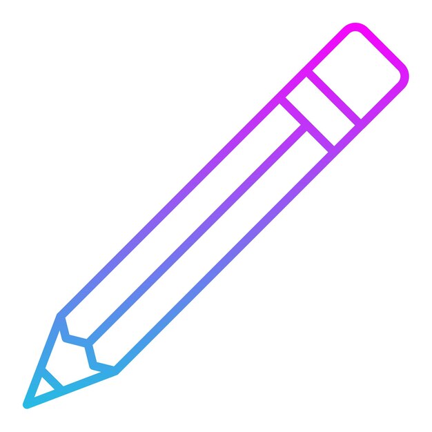 un lápiz rosa y azul con una parte superior rosa y una parte inferior azul y rosa