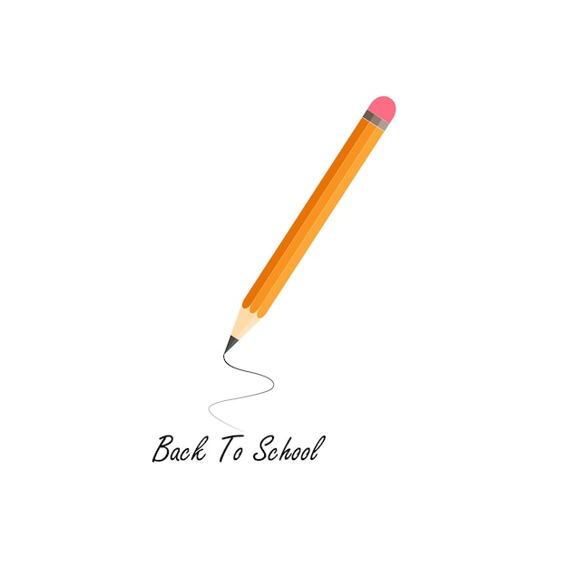 El lápiz y el tema de la vuelta a la escuela