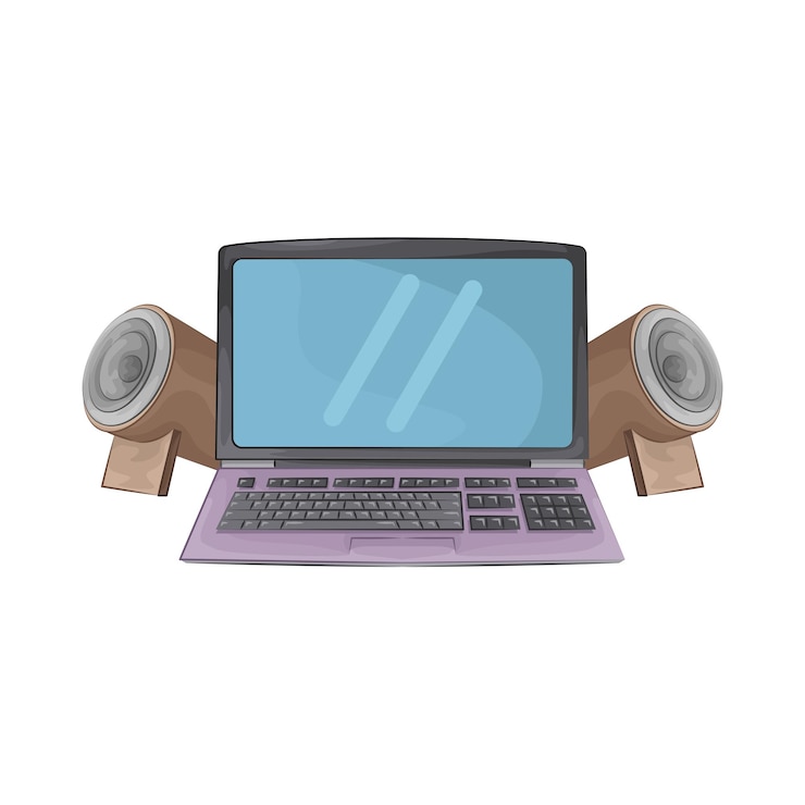 Vector laptop