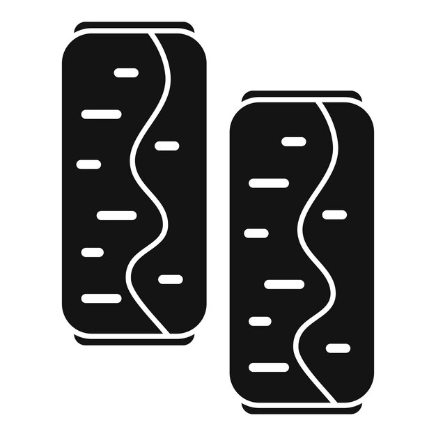 Las latas de aluminio de pie son el icono de la bebida de cerveza gaseosa