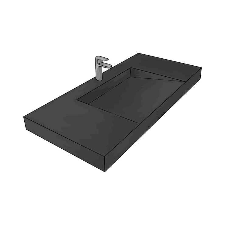 Vector lavabo de baño