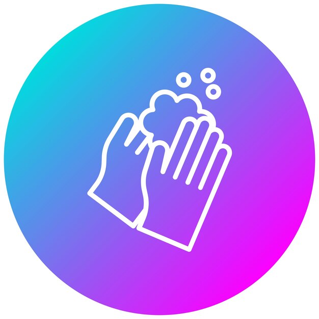 Lavado con estilo de ilustración vectorial manual