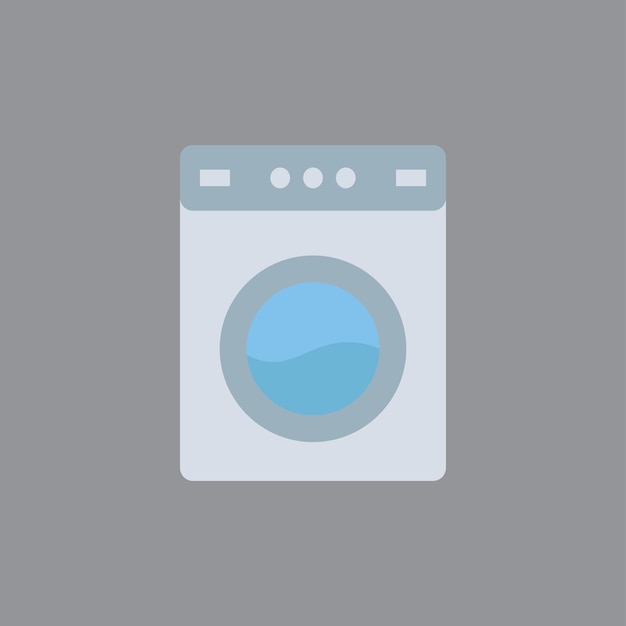 Lavadora Icono plano