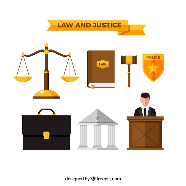 Vector law and justice element set