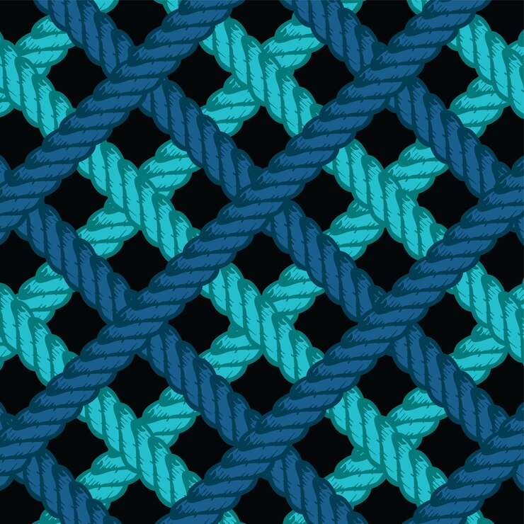 Vector lazo cuerda vector patrón papel tapiz de fondo