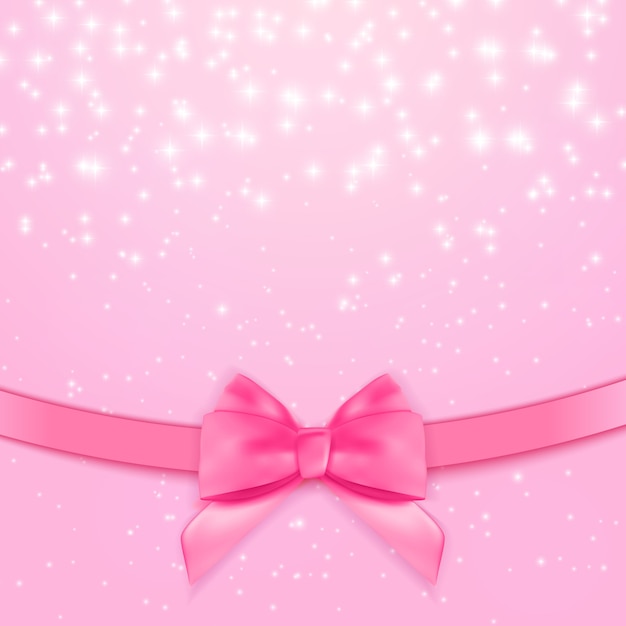 Lazo decorativo rosa