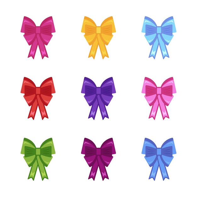 Lazos Colección de lazos de cinta Bowknot para decoración gran conjunto de pajaritas