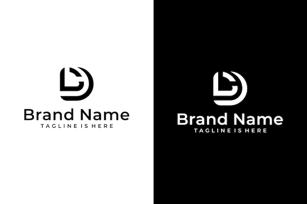 LD letter logo with Premium Vector creative concept