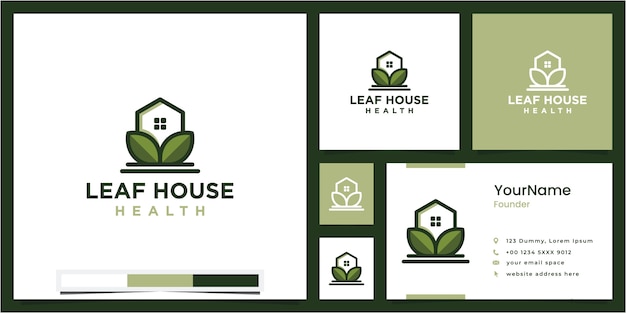 Leaf house health, inspiración para el diseño del logo