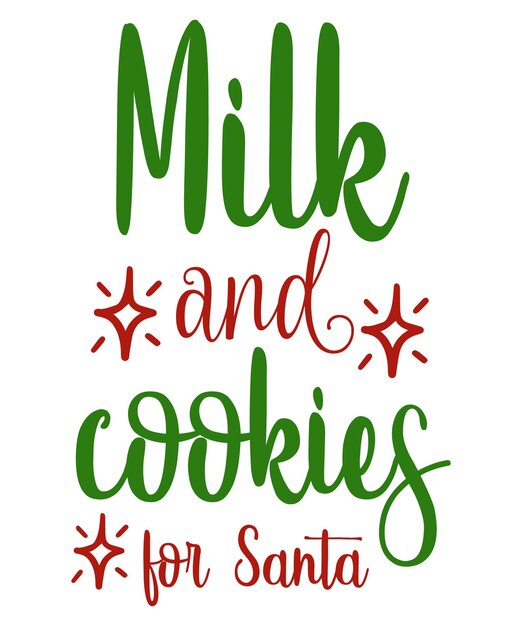 Leche y galletas para Papá Noel