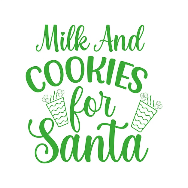 Leche y galletas para Papá Noel