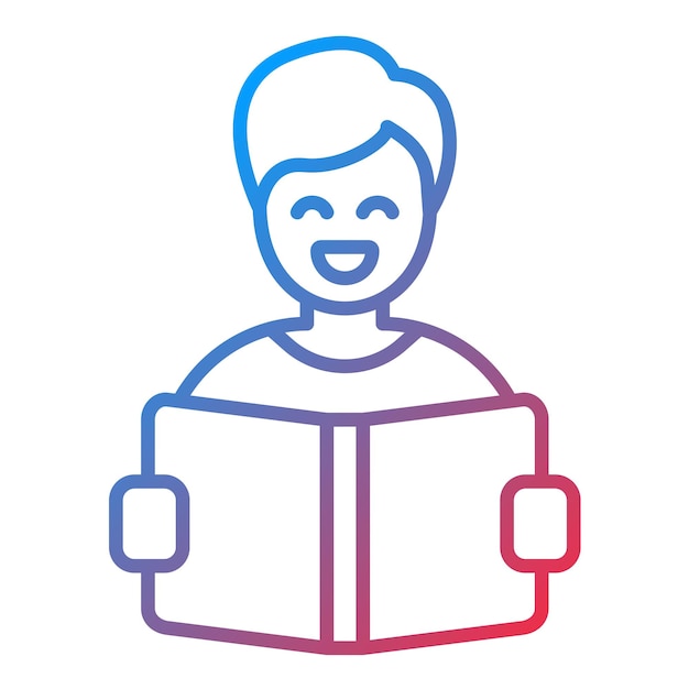 Lectura de la imagen vectorial del icono Se puede utilizar para la comodidad