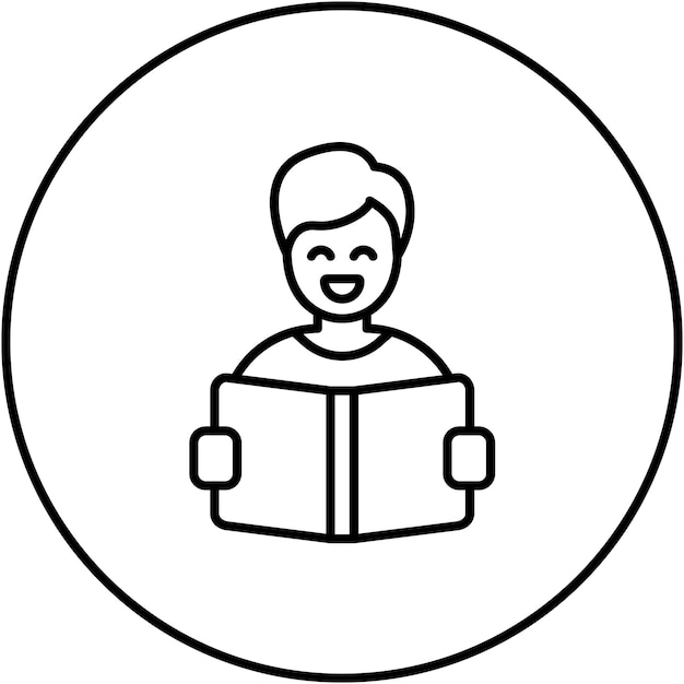 Lectura de la imagen vectorial del icono Se puede utilizar para la comodidad