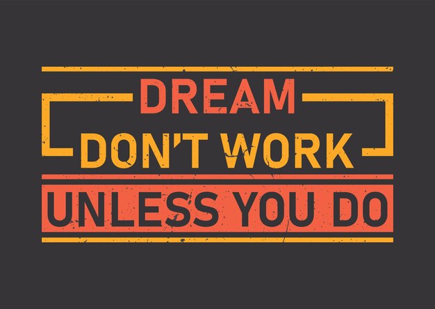 Lema de tipografía y cita para diseño de camiseta estampada Vector Premium