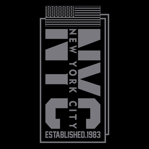 lema urbano de nueva york tipografía diseño gráfico imprimir camiseta vector ilustración