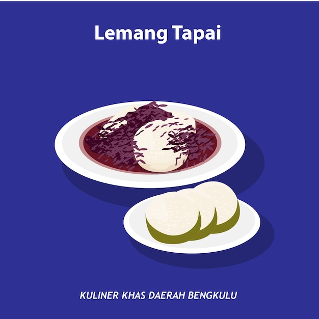 Lemang Tapai culinaria de la región de Bengkulu Indonesia