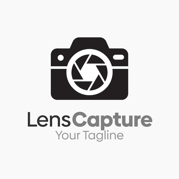 Lens Capture Logo Design Template Es bueno para la comunidad y la organización de la agencia de negocios