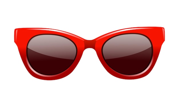 Lentes de sol aislados sobre un fondo blanco