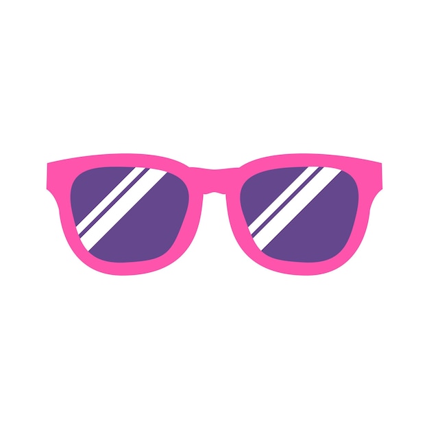 Vector lentes de sol rosadas de moda para mujeres con lentes teñidas