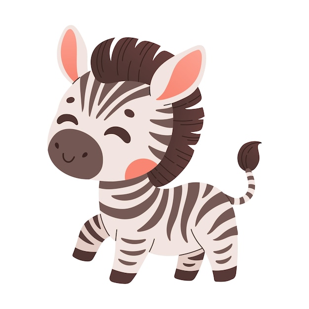 León de dibujos animados vector infantil ilustración vectorial en estilo plano para tarjeta de felicitación de póster