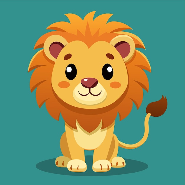 un león con una etiqueta que dice león en él
