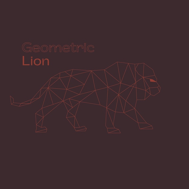 León geométrico