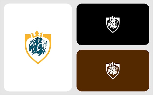 León logo icono diseño vector arte