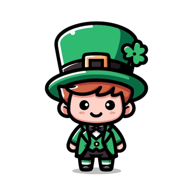 Leprechaun es una mascota de dibujos animados.