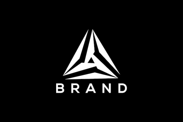 Letra abstracta Un diseño de logotipo vectorial