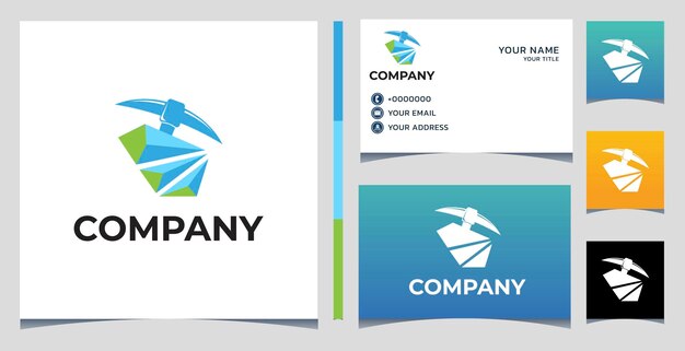 letra abstracta e logotipo de minería logotipo de la industria de minería diseño de logotipo de Minería minimalista