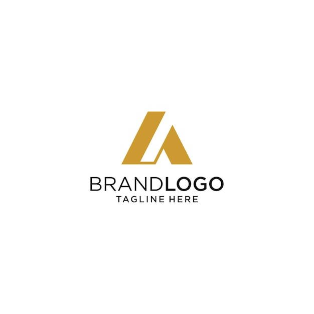 Letra abstracta A iconos de diseño de logotipo para negocios de lujo elegante simple