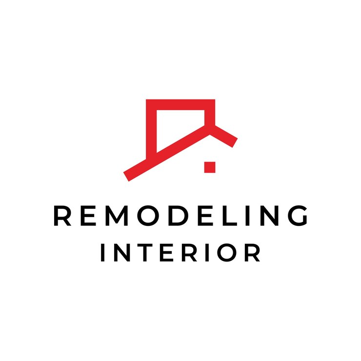 letra abstracta R y diseño de logotipo de bienes raíces