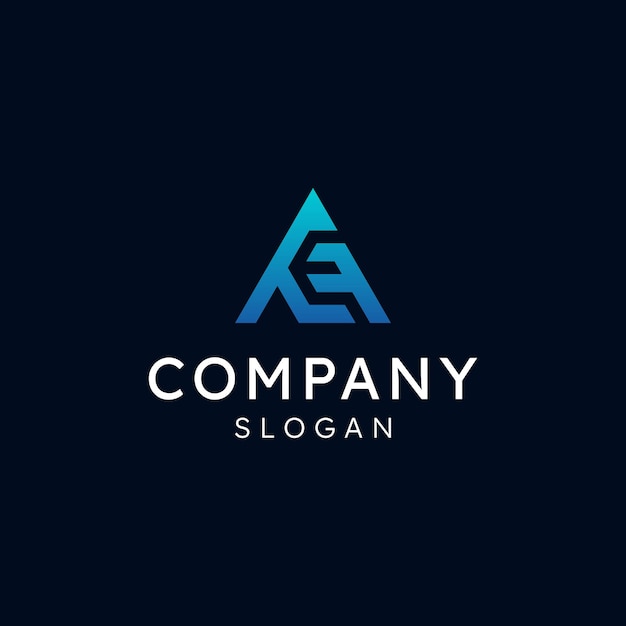 Letra AE o logotipo de la EA