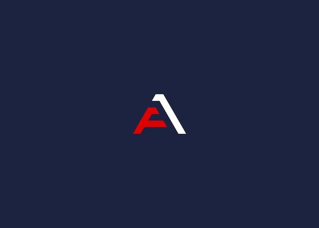 letra af o fa diseño de icono de logotipo inspiración de plantilla de diseño vectorial