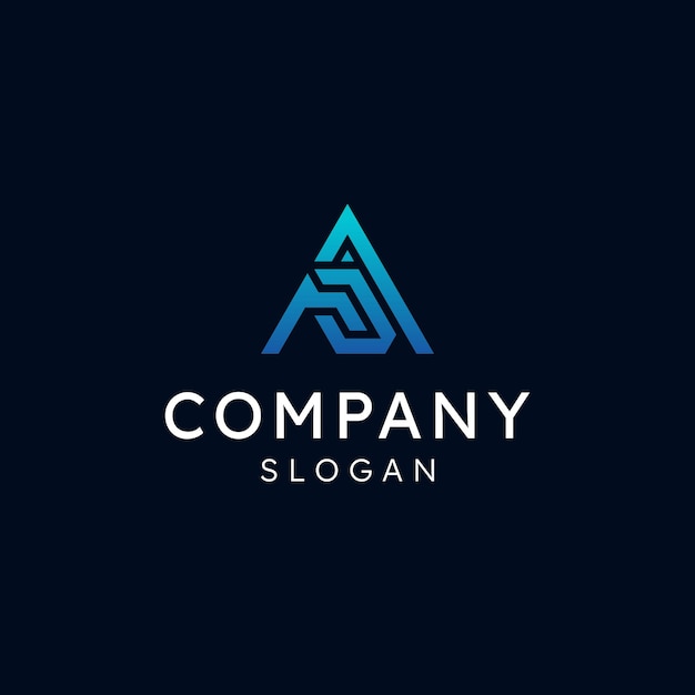 La letra AJ o el logotipo JA