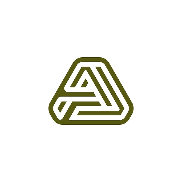 La letra AJ o el logotipo JA