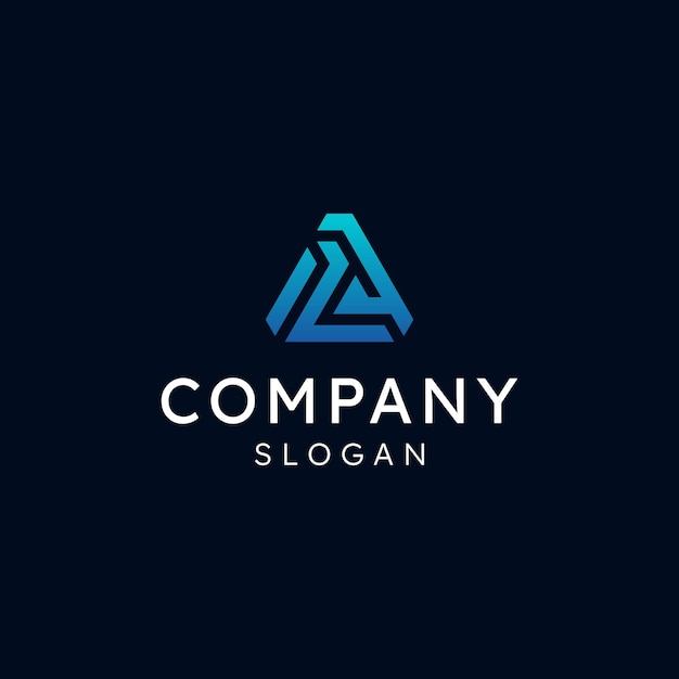 La letra AL o el logotipo LA