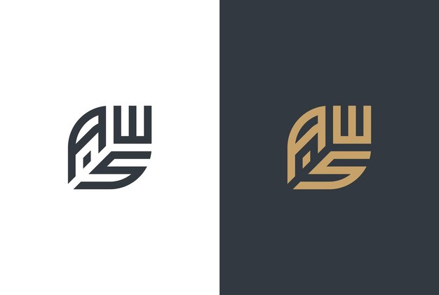 La letra del alfabeto era el icono del logotipo y el símbolo vectorial