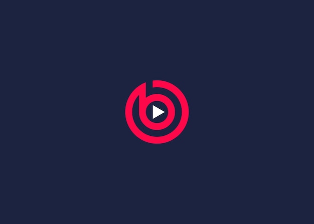 letra b con diseño de icono de logotipo de juego inspiración de plantilla de diseño vectorial
