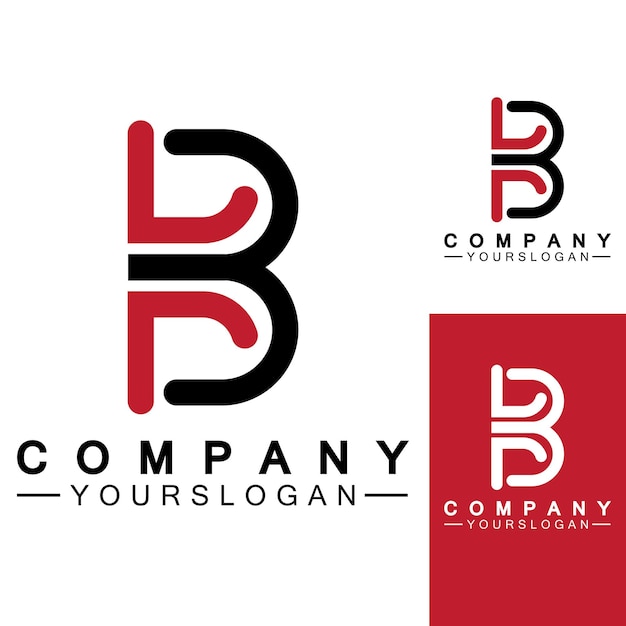 Letra b logo vector letra b business logomoderno único creativo b logo diseño minimal b inicial basado en vector icono