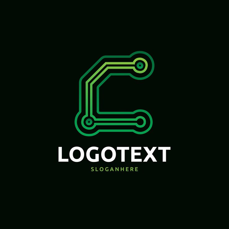 Vector letra c logo