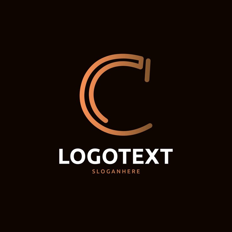 Vector letra c logo