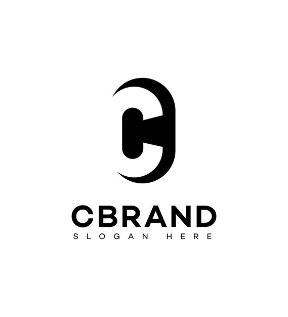 La letra C del logotipo y el signo de identidad de la marca