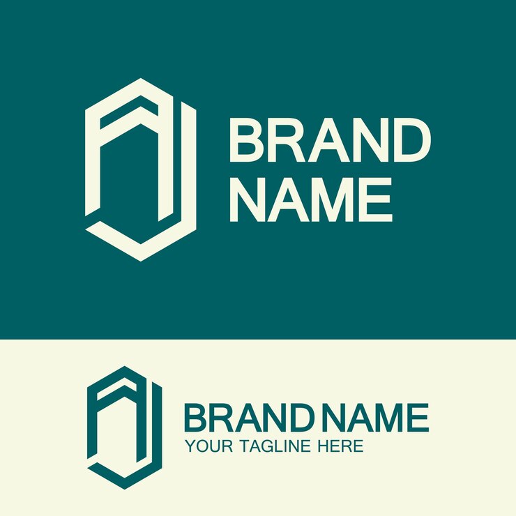 Vector la letra creativa aj o el monograma ja diseño de logotipo sencillo