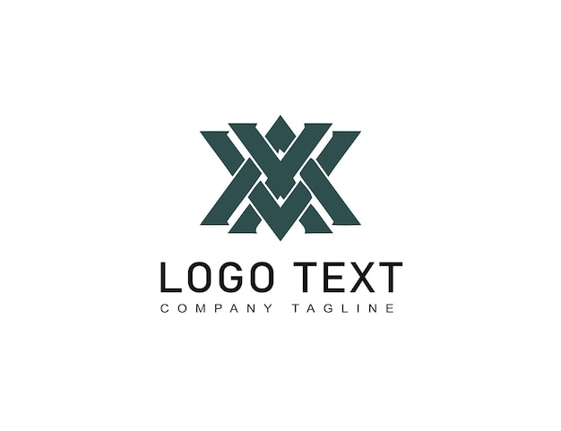 Letra creativa con el icono del logotipo