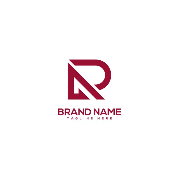 La letra creativa moderna RA AR elemento vectorial del diseño del logotipo Iniciales logotipo de la empresa