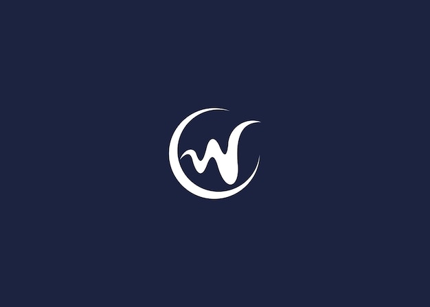 letra cw diseño de icono de logotipo inspiración de plantilla de diseño vectorial